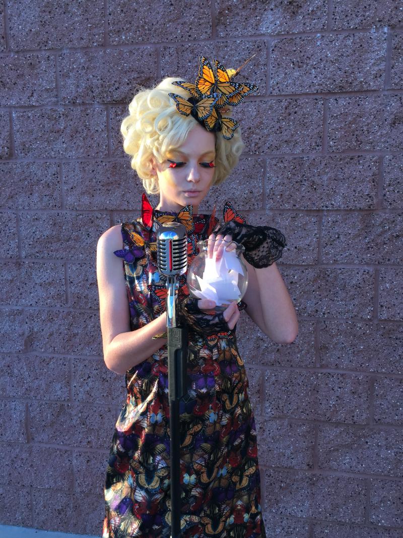 Effie Trinket butterfly dress